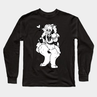 Anthro Goat Maid Long Sleeve T-Shirt